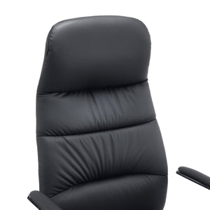 ΚΑΡΕΚΛΑ ΓΡΑΦΕΙΟΥ TEETER HM18355.01 ΜΑΥΡΟ PU ΔΕΡΜΑ--ΒΑΣΗ ΧΡΩΜΙΟΥ 67x66x121Υεκ - Pakobazaar