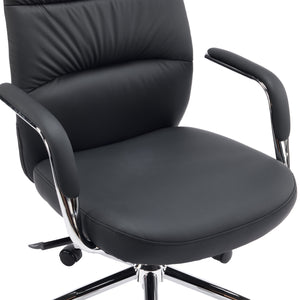 ΚΑΡΕΚΛΑ ΓΡΑΦΕΙΟΥ TEETER HM18355.01 ΜΑΥΡΟ PU ΔΕΡΜΑ--ΒΑΣΗ ΧΡΩΜΙΟΥ 67x66x121Υεκ - Pakobazaar