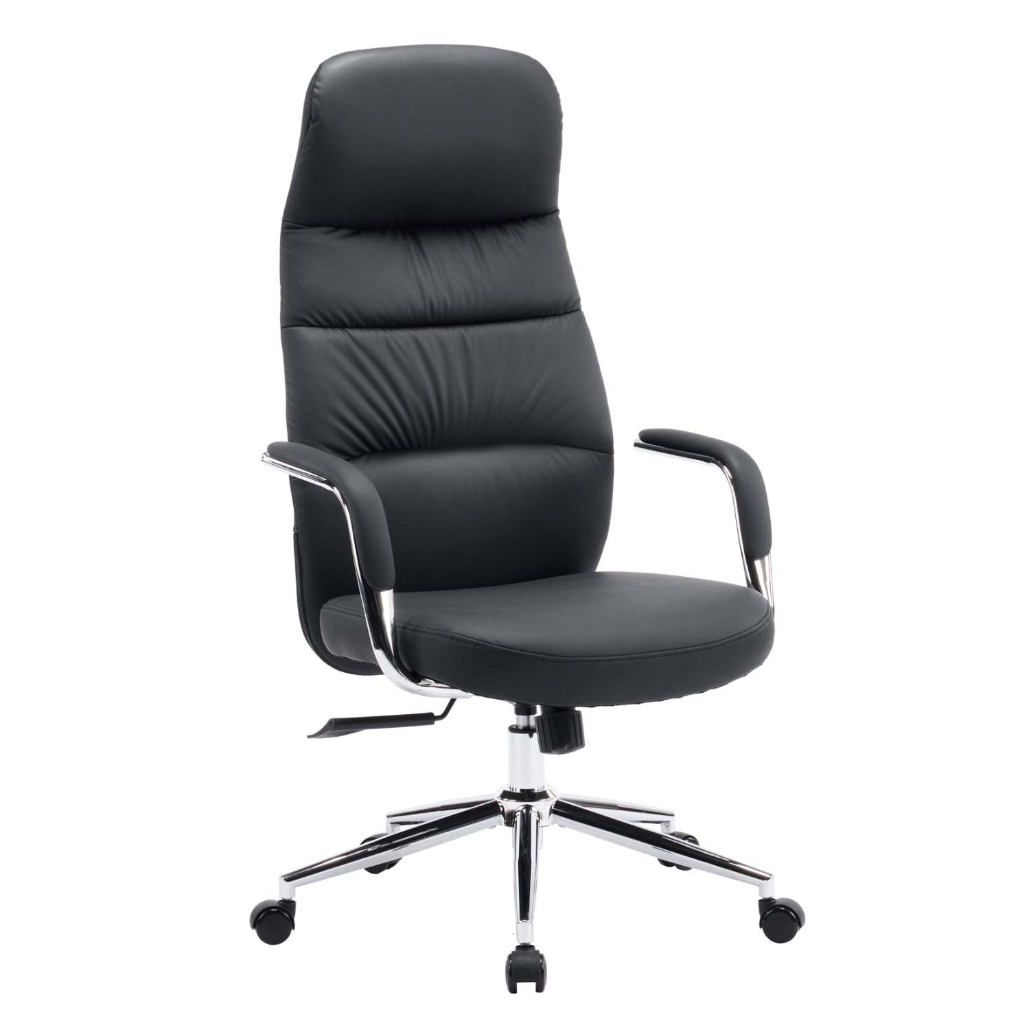 ΚΑΡΕΚΛΑ ΓΡΑΦΕΙΟΥ TEETER HM18355.01 ΜΑΥΡΟ PU ΔΕΡΜΑ--ΒΑΣΗ ΧΡΩΜΙΟΥ 67x66x121Υεκ - Pakobazaar