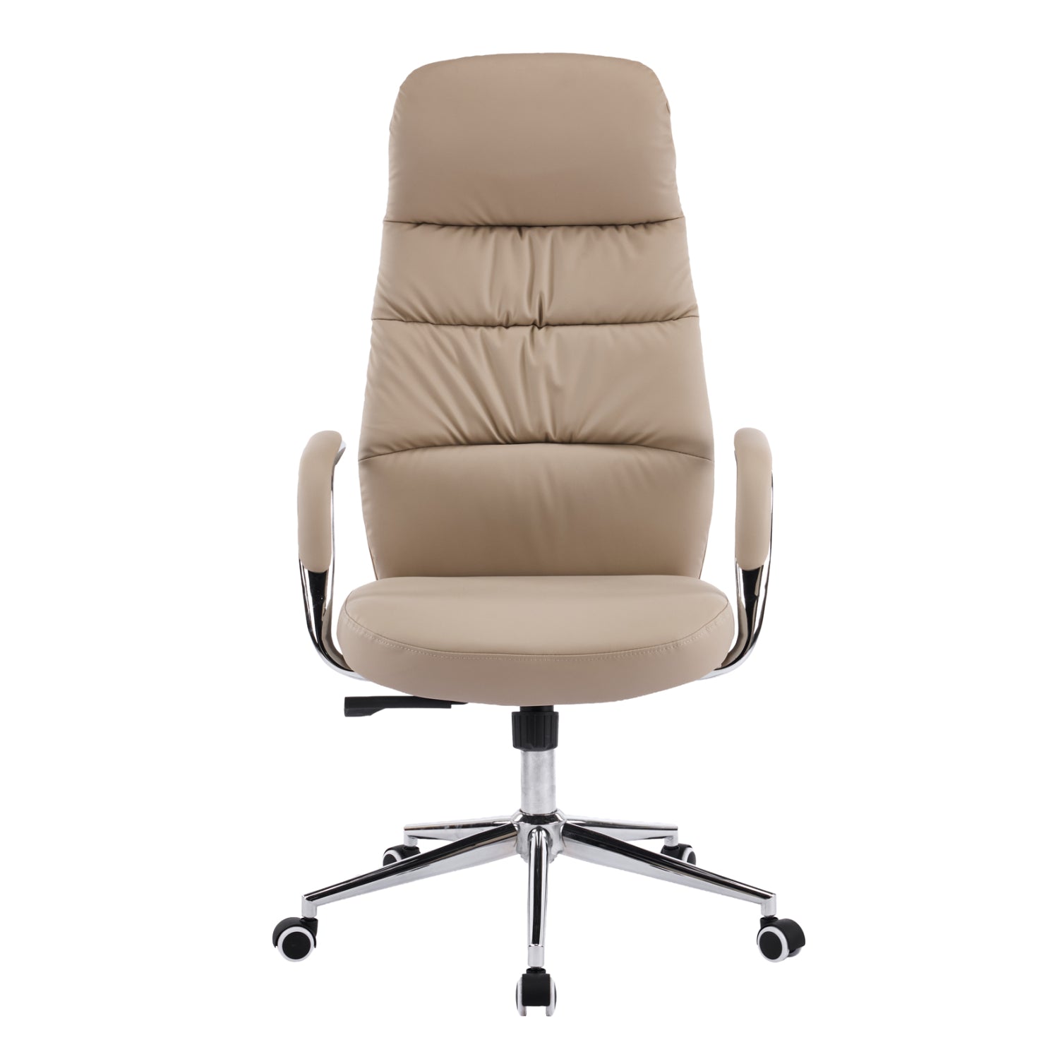 ΚΑΡΕΚΛΑ ΓΡΑΦΕΙΟΥ TEETER HM18355.02 ΜΠΕΖ PU ΔΕΡΜΑ--ΒΑΣΗ ΧΡΩΜΙΟΥ 67x66x121Υεκ - Pakobazaar