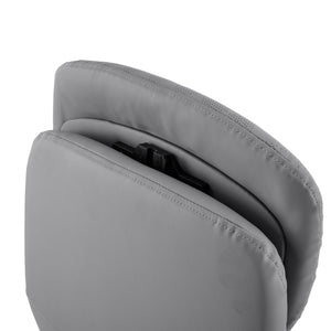 ΚΑΡΕΚΛΑ ΓΡΑΦΕΙΟΥ TEETER HM18355.10 ΓΚΡΙ PU ΔΕΡΜΑ--ΒΑΣΗ ΧΡΩΜΙΟΥ 67x66x121Υεκ - Pakobazaar