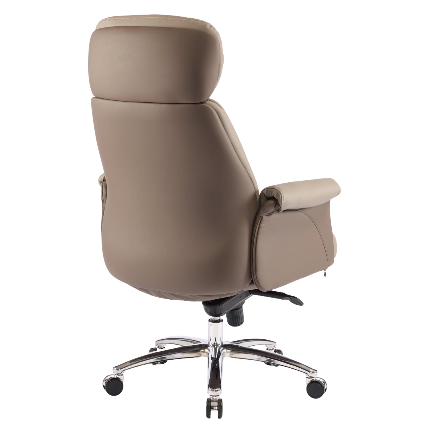 ΚΑΡΕΚΛΑ ΓΡΑΦΕΙΟΥ TOMLIN HM18358.02 ΜΠΕΖ-ΚΑΦΕ PU ΔΕΡΜΑ--ΒΑΣΗ ΧΡΩΜΙΟΥ 72x74x128Υεκ - Pakobazaar