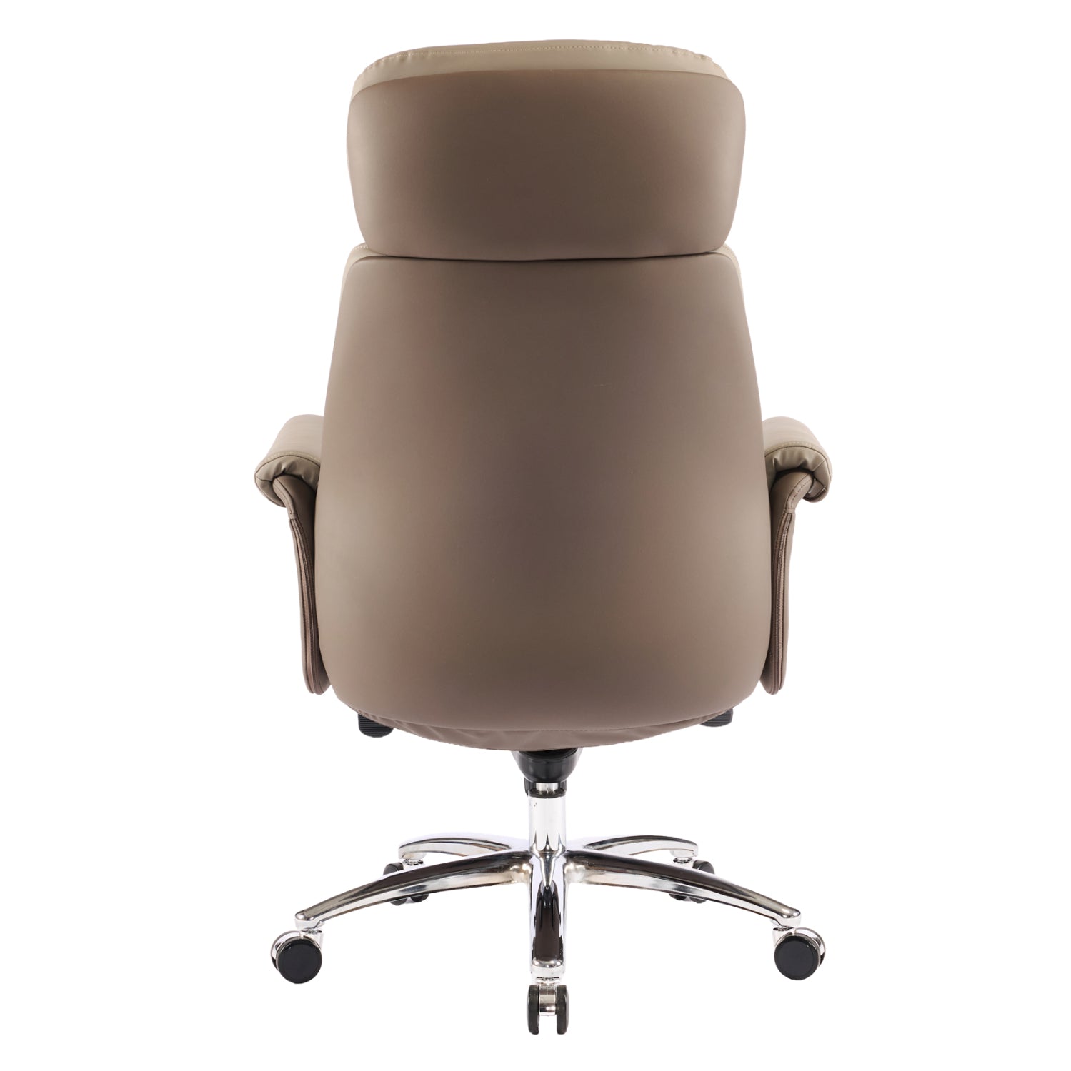 ΚΑΡΕΚΛΑ ΓΡΑΦΕΙΟΥ TOMLIN HM18358.02 ΜΠΕΖ-ΚΑΦΕ PU ΔΕΡΜΑ--ΒΑΣΗ ΧΡΩΜΙΟΥ 72x74x128Υεκ - Pakobazaar