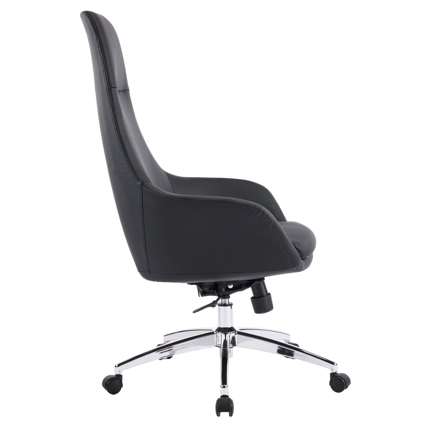 ΚΑΡΕΚΛΑ ΓΡΑΦΕΙΟΥ BEKKER HM18359.01 ΜΑΥΡΟ PU ΔΕΡΜΑ--ΒΑΣΗ ΧΡΩΜΙΟΥ 67x67x126Υεκ - Pakobazaar