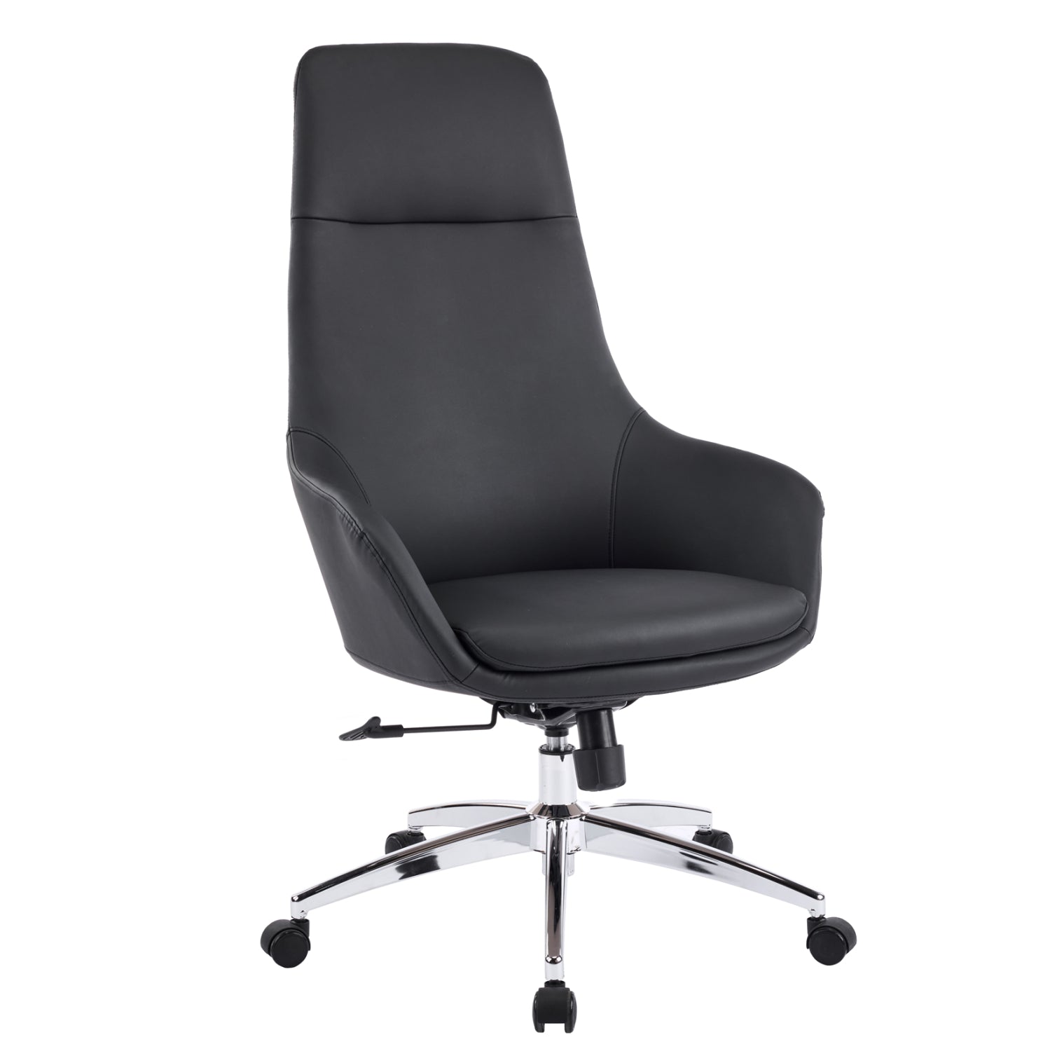 ΚΑΡΕΚΛΑ ΓΡΑΦΕΙΟΥ BEKKER HM18359.01 ΜΑΥΡΟ PU ΔΕΡΜΑ--ΒΑΣΗ ΧΡΩΜΙΟΥ 67x67x126Υεκ - Pakobazaar