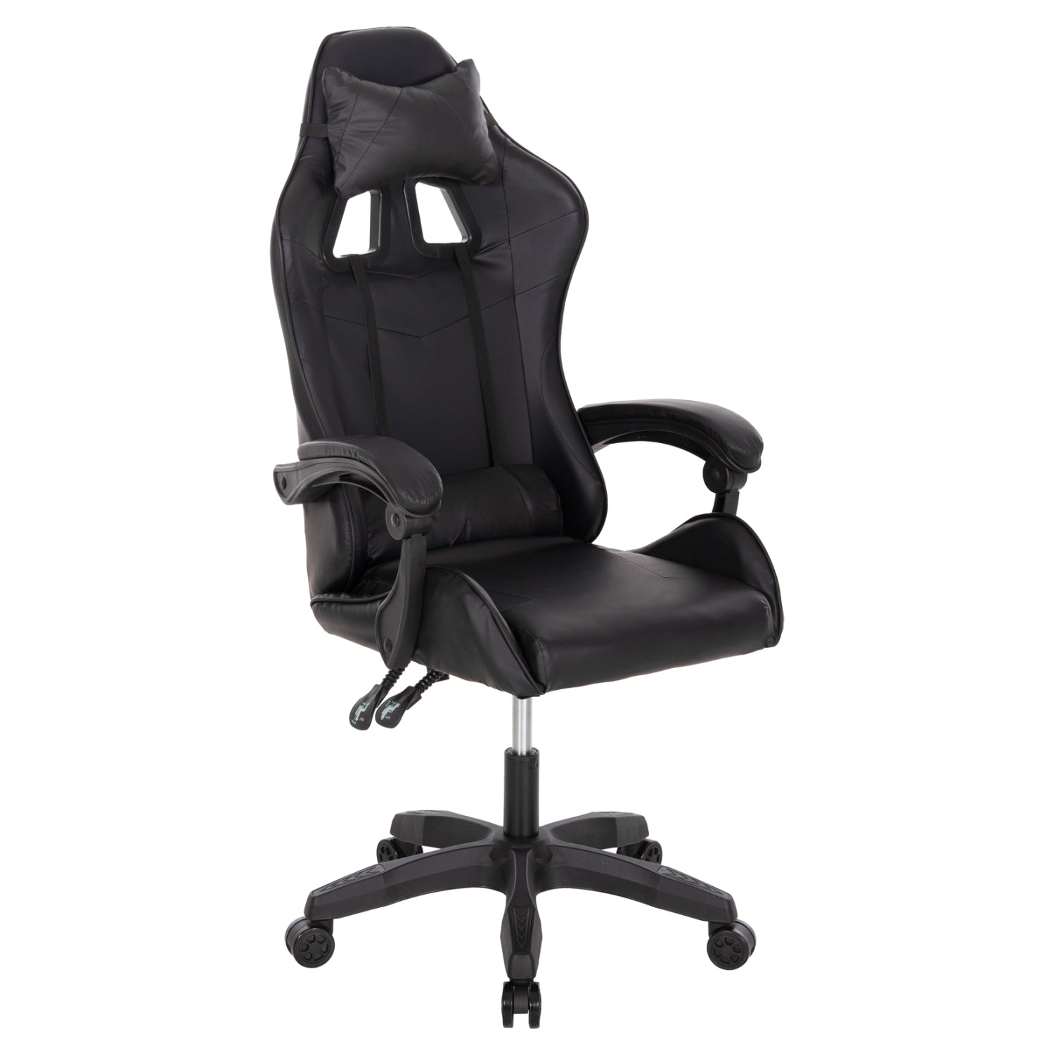 ΚΑΡΕΚΛΑ ΓΡΑΦΕΙΟΥ GAMING MANCER HM1194 ΜΑΥΡΟ PU-ΜΑΥΡΟ ΠΟΛΥΠΡΟΠΥΛΕΝΙΟ 59x69x125Υεκ. - Pakobazaar
