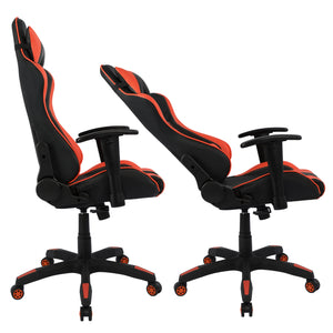 ΚΑΡΕΚΛΑ ΓΡΑΦΕΙΟΥ GAMING HM1062.01 SPEED ΜΑΥΡΟ ΚΟΚΚΙΝΟ PU 68,5 x 71,5 x 133,5 εκ. - Pakobazaar