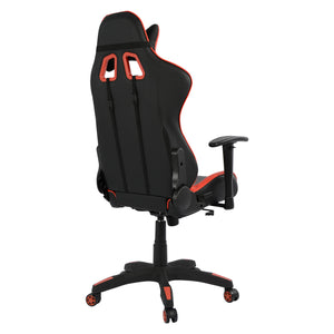ΚΑΡΕΚΛΑ ΓΡΑΦΕΙΟΥ GAMING HM1062.01 SPEED ΜΑΥΡΟ ΚΟΚΚΙΝΟ PU 68,5 x 71,5 x 133,5 εκ. - Pakobazaar