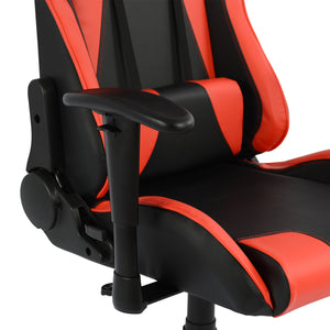 ΚΑΡΕΚΛΑ ΓΡΑΦΕΙΟΥ GAMING HM1062.01 SPEED ΜΑΥΡΟ ΚΟΚΚΙΝΟ PU 68,5 x 71,5 x 133,5 εκ. - Pakobazaar