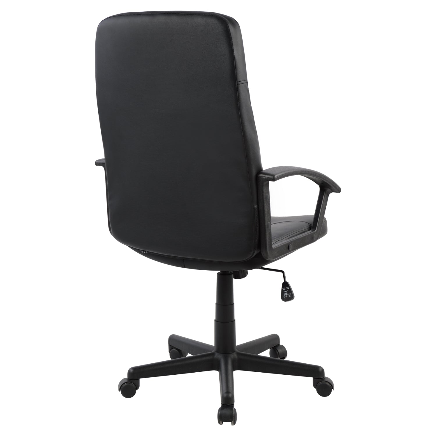 ΚΑΡΕΚΛΑ ΓΡΑΦΕΙΟΥ ΜΑΥΡΟ PU SIVANA 64x56x105-114Y εκ.HM1033 - Pakobazaar