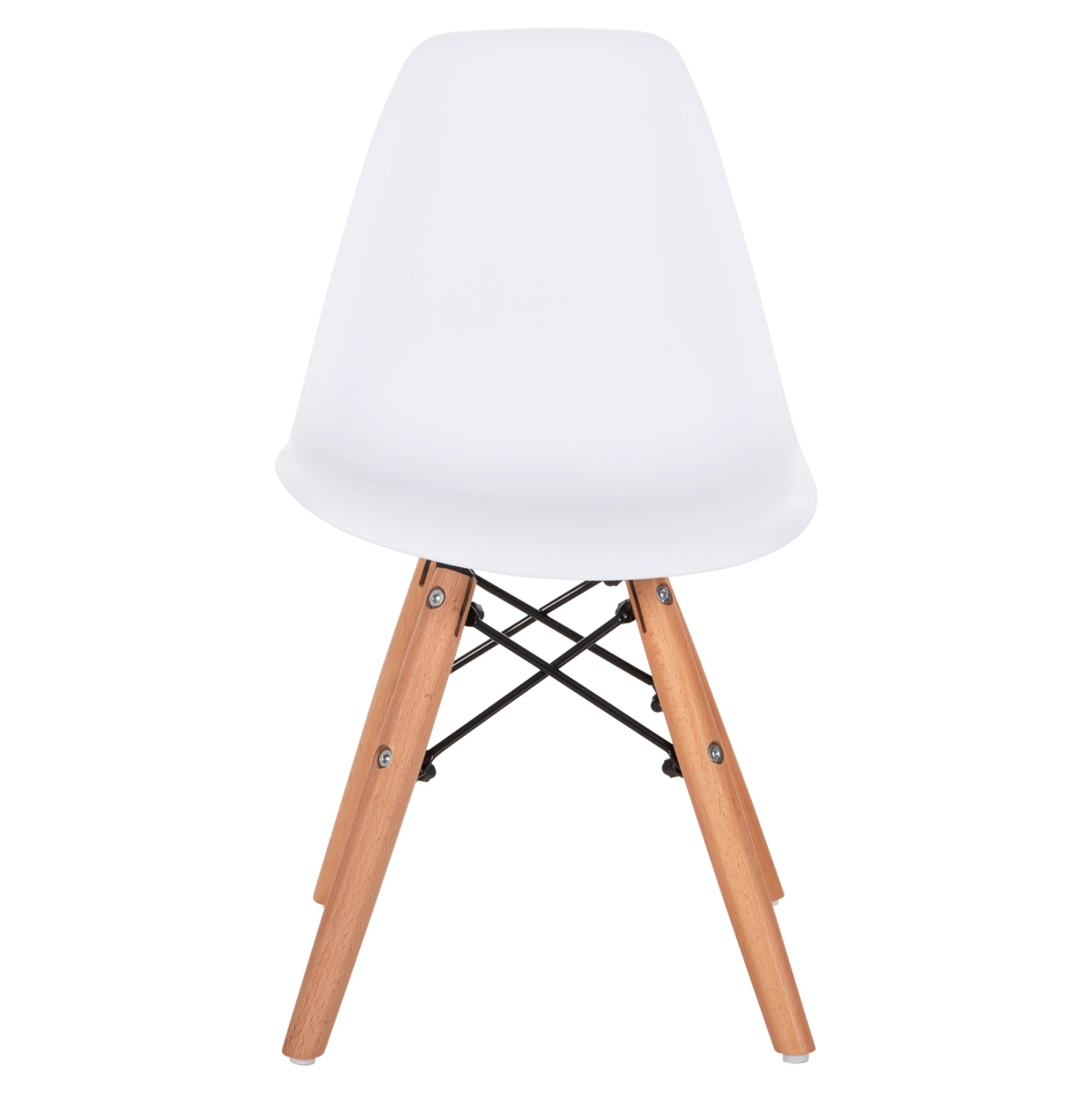 ΚΑΡΕΚΛΑ TWIST KID HM8453.01 ΞΥΛΙΝΑ ΠΟΔΙΑ Κ ΚΑΘΙΣΜΑ PP ΛΕΥΚΟ 31x34x55.5Υεκ - Pakobazaar