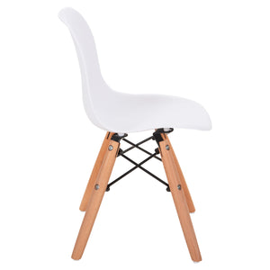 ΚΑΡΕΚΛΑ TWIST KID HM8453.01 ΞΥΛΙΝΑ ΠΟΔΙΑ Κ ΚΑΘΙΣΜΑ PP ΛΕΥΚΟ 31x34x55.5Υεκ - Pakobazaar