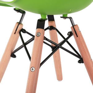 ΚΑΡΕΚΛΑ TWIST KID ΤΜΧ.HM8453.03 ΜΕ ΞΥΛΙΝΑ ΠΟΔΙΑ &ΠΡΑΣΙΝΟ ΚΑΘΙΣΜΑ 30,5Χ33Χ59 ΕΚ - Pakobazaar