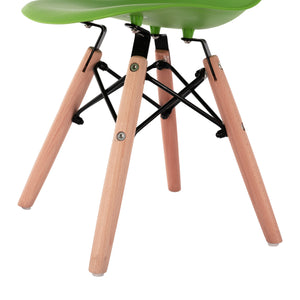 ΚΑΡΕΚΛΑ TWIST KID ΤΜΧ.HM8453.03 ΜΕ ΞΥΛΙΝΑ ΠΟΔΙΑ &ΠΡΑΣΙΝΟ ΚΑΘΙΣΜΑ 30,5Χ33Χ59 ΕΚ - Pakobazaar