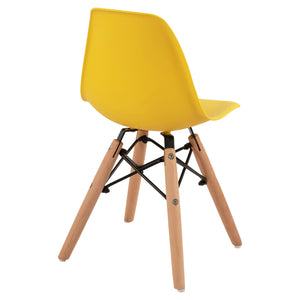 ΚΑΡΕΚΛΑ TWIST KID ΤΜΧ.HM8453.04 ΞΥΛΙΝΑ ΠΟΔΙΑ &ΚΑΘΙΣΜΑ ΚΙΤΡΙΝΟ PP 30,5Χ33Χ59 ΕΚ - Pakobazaar