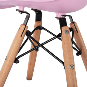 ΚΑΡΕΚΛΑ TWIST KID ΤΜΧ.HM8453.05 ΞΥΛΙΝΑ ΠΟΔΙΑ & ΚΑΘΙΣΜΑ ΡΟΖ PP 30,5Χ33Χ59 ΕΚ - Pakobazaar