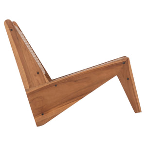 ΚΑΡΕΚΛΑ LOUNGE LUKILLA HM9913 ΞΥΛΟ TEAK ΣΕ ΦΥΣΙΚΟ--ΣΥΝΘ.ΣΧΟΙΝΙ ΜΠΕΖ 55,5x74x65Υεκ. - Pakobazaar