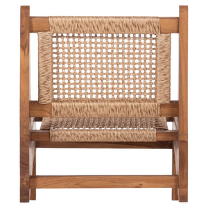 ΚΑΡΕΚΛΑ LOUNGE LUKILLA HM9913 ΞΥΛΟ TEAK ΣΕ ΦΥΣΙΚΟ--ΣΥΝΘ.ΣΧΟΙΝΙ ΜΠΕΖ 55,5x74x65Υεκ. - Pakobazaar