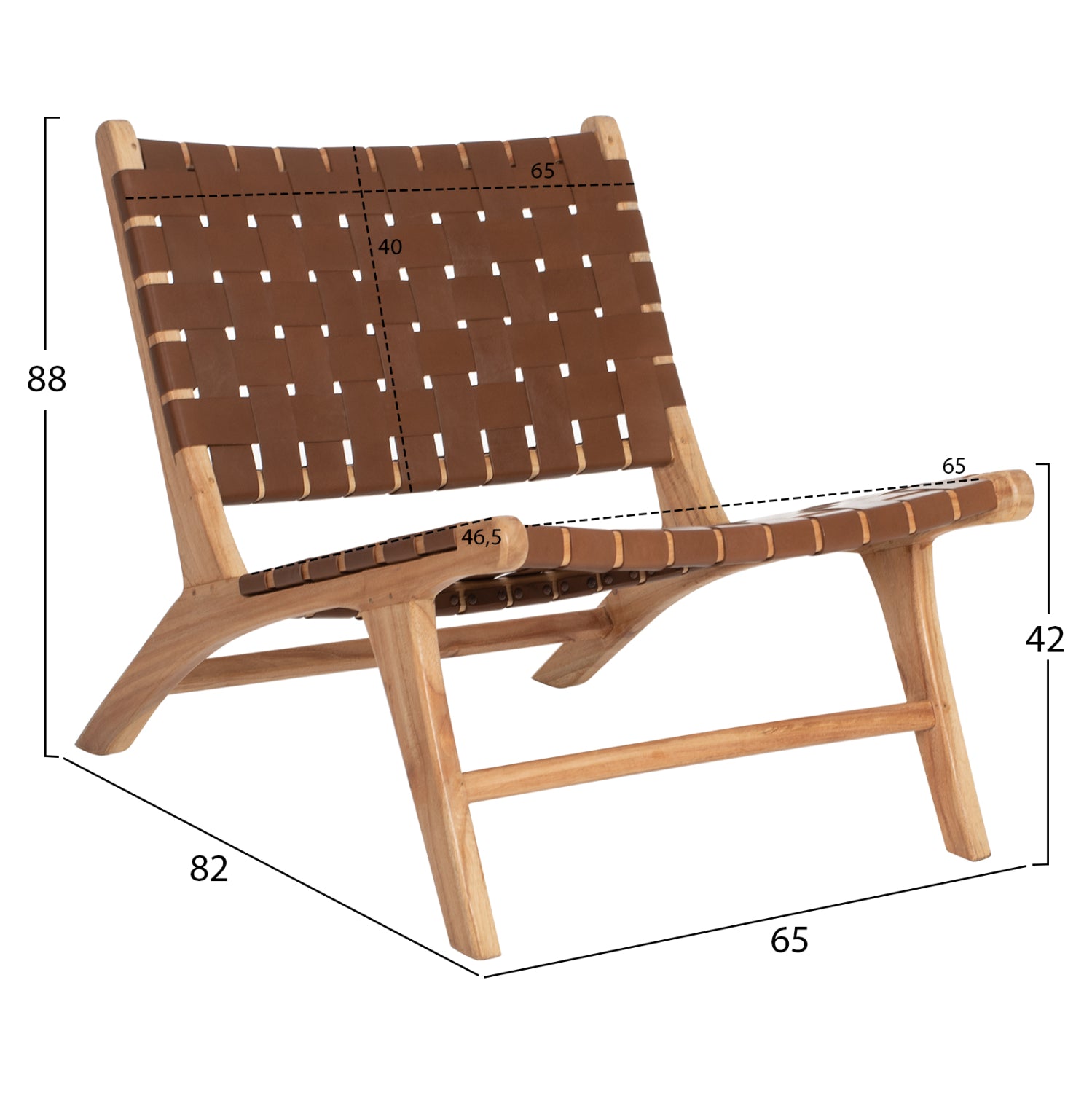 ΚΑΡΕΚΛΑ FELIPE HM9384.01 ΜΑΣΙΦ ΞΥΛΟ ΤEAK ΦΥΣΙΚΟ 65x82x88YΕΚ. - Pakobazaar
