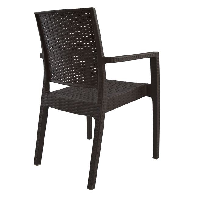 ΠΟΛΥΘΡΟΝΑ ΠΟΛΥΠΡΟΠΥΛΕΝΙΟΥ ΒΑΡΕΩΣ ΤΥΠΟΥ KAGANU DARK BROWN HM5134.09 57x55,5x89 εκ. - Pakobazaar