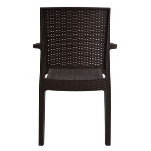 ΠΟΛΥΘΡΟΝΑ ΠΟΛΥΠΡΟΠΥΛΕΝΙΟΥ ΒΑΡΕΩΣ ΤΥΠΟΥ KAGANU DARK BROWN HM5134.09 57x55,5x89 εκ. - Pakobazaar