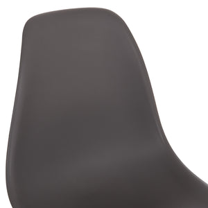 ΚΑΡΕΚΛΑ ΜΕ ΞΥΛΙΝΑ ΠΟΔΙΑ ΚΑΙ ΚΑΘΙΣΜΑ TWIST PP ΓΚΡΙ HM8460.10 46x50x82 εκ. - Pakobazaar