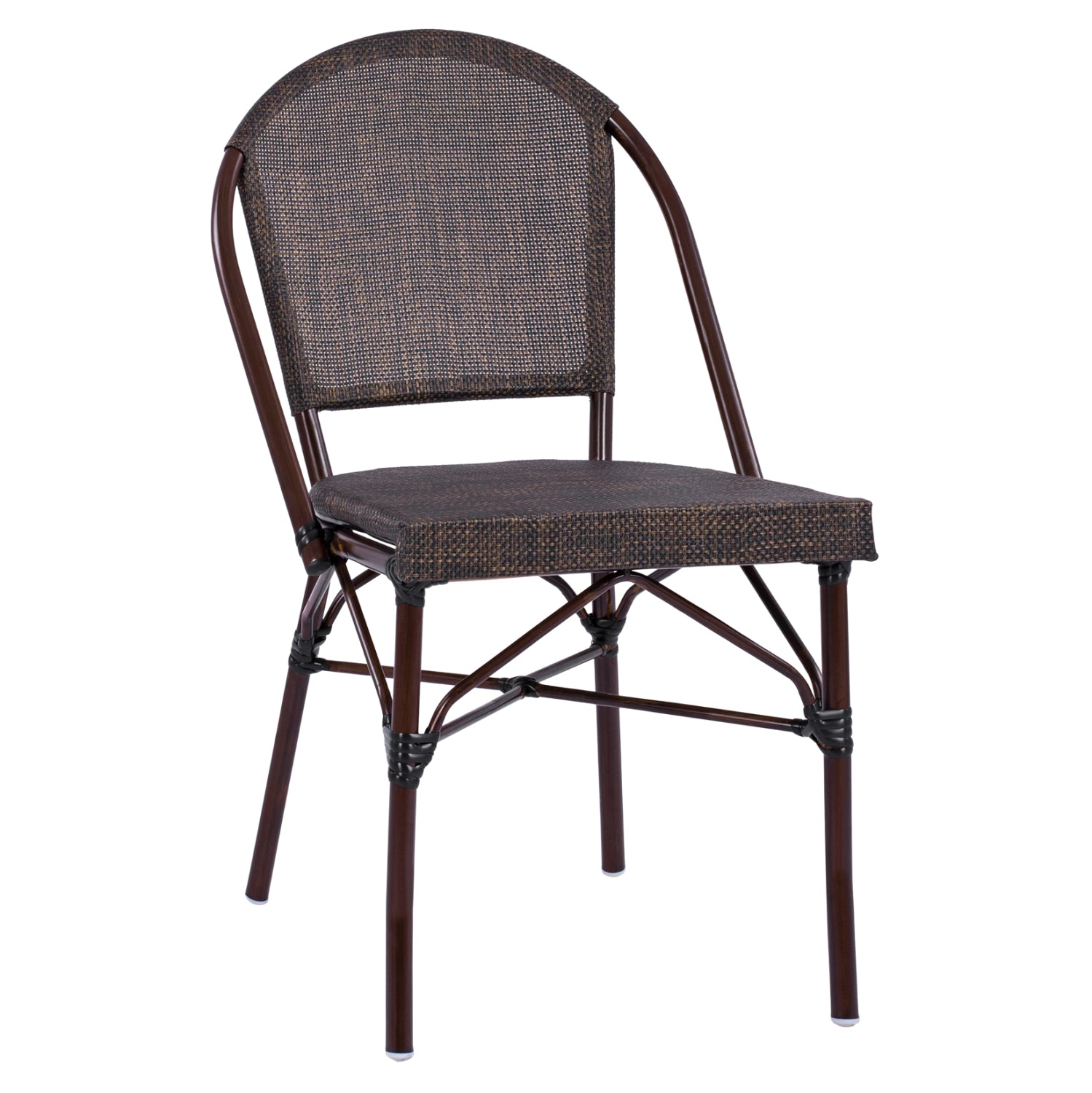 ΚΑΡΕΚΛΑ PRETORIA ΜΕΤΑΛΛΙΚΗ BAMBOO LOOK ΚΑΦΕ HM5718 54x62x89 εκ. - Pakobazaar