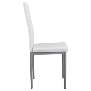 ΚΑΡΕΚΛΑ ΜΕΤΑΛΛΙΚΗ LADY HM0037.11 ΛΕΥΚΟ PU ΜΕΤΑΛΛΙΚΟ ΣΚΕΛΕΤΟ K/D 40x48x95Y εκ. - Pakobazaar