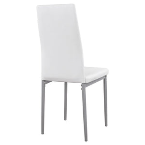 ΚΑΡΕΚΛΑ ΜΕΤΑΛΛΙΚΗ LADY HM0037.11 ΛΕΥΚΟ PU ΜΕΤΑΛΛΙΚΟ ΣΚΕΛΕΤΟ K/D 40x48x95Y εκ. - Pakobazaar