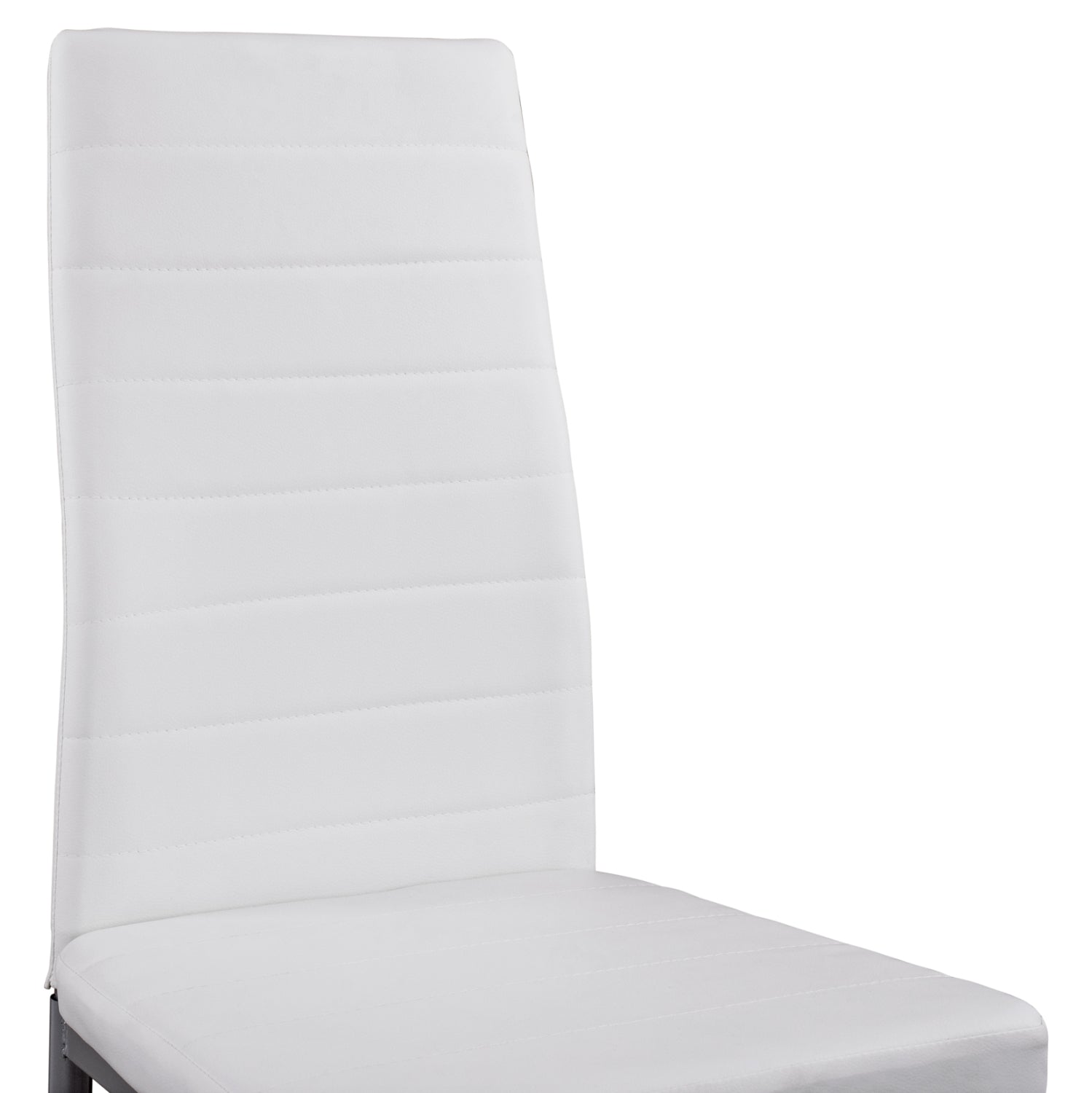 ΚΑΡΕΚΛΑ ΜΕΤΑΛΛΙΚΗ LADY HM0037.11 ΛΕΥΚΟ PU ΜΕΤΑΛΛΙΚΟ ΣΚΕΛΕΤΟ K/D 40x48x95Y εκ. - Pakobazaar