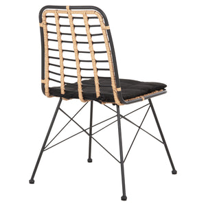 ΚΑΡΕΚΛΑ ΜΕΤΑΛΛΙΚΗ ALLEGRA HM5691.11 WICKER ΜΠΕΖ-ΜΑΥΡΟ 51x54x84Υεκ. - Pakobazaar