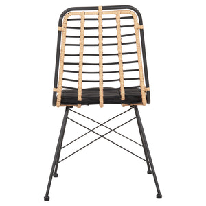 ΚΑΡΕΚΛΑ ΜΕΤΑΛΛΙΚΗ ALLEGRA HM5691.11 WICKER ΜΠΕΖ-ΜΑΥΡΟ 51x54x84Υεκ. - Pakobazaar