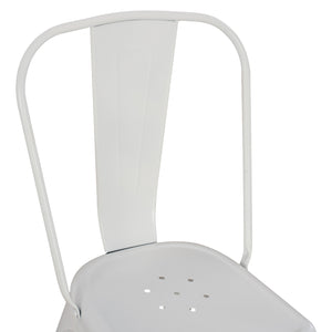 ΚΑΡΕΚΛΑ ΜΕΤΑΛΛΙΚΗ MELITA-PRO HM8641.41 ΛΕΥΚΟ ΜΑΤ 44x47x84.5Υεκ. - Pakobazaar