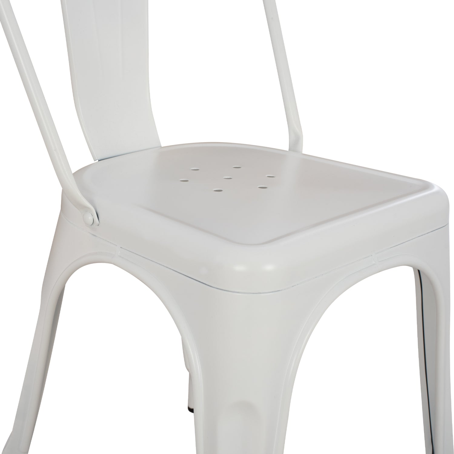 ΚΑΡΕΚΛΑ ΜΕΤΑΛΛΙΚΗ MELITA-PRO HM8641.41 ΛΕΥΚΟ ΜΑΤ 44x47x84.5Υεκ. - Pakobazaar