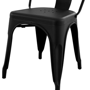 ΚΑΡΕΚΛΑ ΜΕΤΑΛΛΙΚΗ MELITA-PRO HM8641.42 ΜΑΥΡΟ ΜΑΤ 44x47x84.5Υεκ. - Pakobazaar