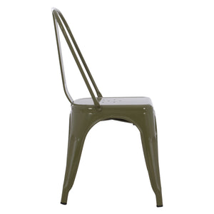 ΚΑΡΕΚΛΑ ΜΕΤΑΛΛΙΚΗ MELITA-PRO HM8641.43 ΣΕ DARK OLIVE GREEN 44x47x84.5Υεκ. - Pakobazaar