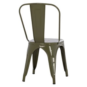 ΚΑΡΕΚΛΑ ΜΕΤΑΛΛΙΚΗ MELITA-PRO HM8641.43 ΣΕ DARK OLIVE GREEN 44x47x84.5Υεκ. - Pakobazaar
