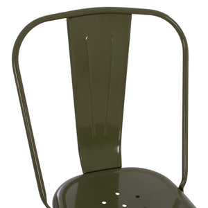 ΚΑΡΕΚΛΑ ΜΕΤΑΛΛΙΚΗ MELITA-PRO HM8641.43 ΣΕ DARK OLIVE GREEN 44x47x84.5Υεκ. - Pakobazaar