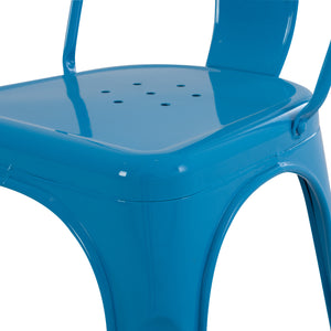 ΚΑΡΕΚΛΑ ΜΕΤΑΛΛΙΚΗ MELITA-PRO HM8641.48 ΜΠΛΕ 44x47x84.5Υεκ. - Pakobazaar