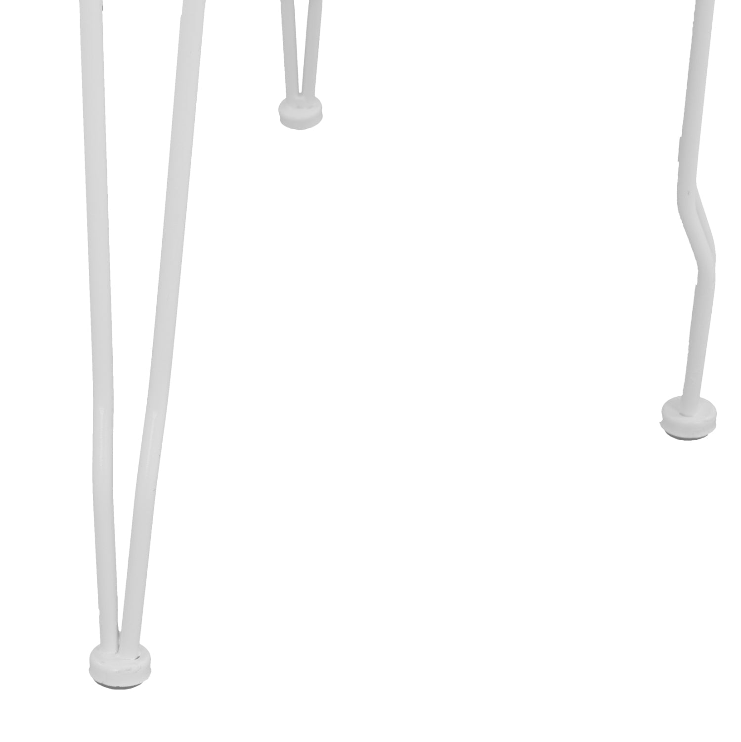 ΚΑΡΕΚΛΑ ΜΕΤΑΛΛΙΚΗ AMORE ΛΕΥΚΗ 42x48x90 εκ. HM5007.12 - Pakobazaar