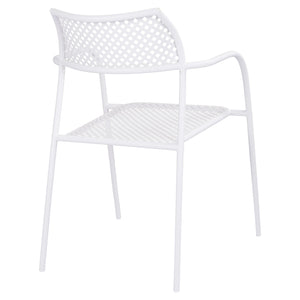 ΚΑΡΕΚΛΑ ΜΕΤΑΛΛΙΚΗ ΛΕΥΚΗ THETIS HM5173.12 55x57x79 cm - Pakobazaar