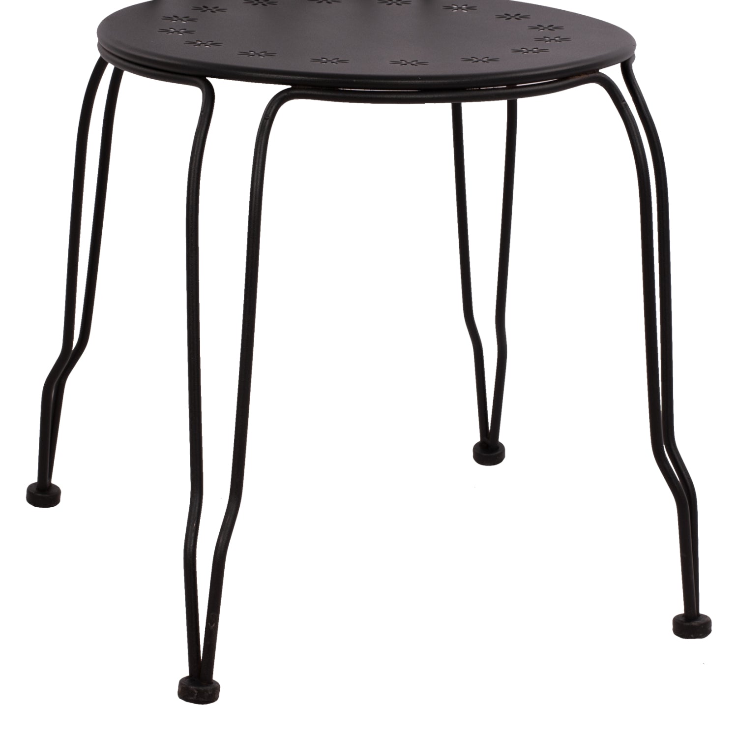 ΚΑΡΕΚΛΑ ΜΕΤΑΛΛΙΚΗ AMORE ΜΑΥΡΗ 42x48x90 εκ. HM5007.11 - Pakobazaar