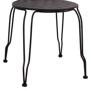 ΚΑΡΕΚΛΑ ΜΕΤΑΛΛΙΚΗ AMORE ΜΑΥΡΗ 42x48x90 εκ. HM5007.11 - Pakobazaar