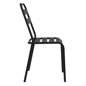 ΚΑΡΕΚΛΑ ΜΕΤΑΛΛΙΚΗ ΜΑΥΡΗ JASON HM5177.01 43x50x86cm - Pakobazaar