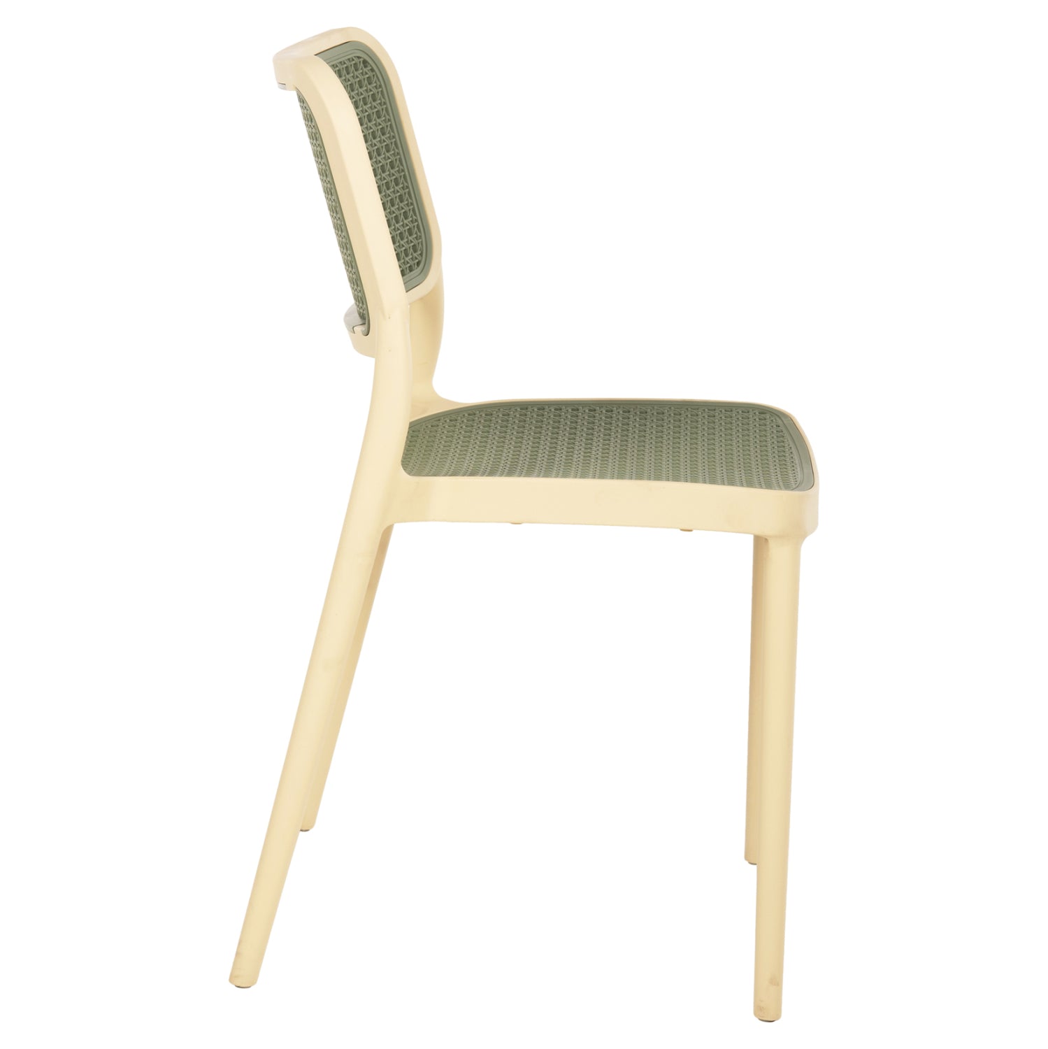 ΚΑΡΕΚΛΑ ΠΟΛΥΠΡΟΠΥΛΕΝΙΟΥ MEKO HM5934.04 ΜΠΕΖ ΜΕ OLIVE GREEN ΨΑΘΑ 41x49x102Υ εκ. - Pakobazaar