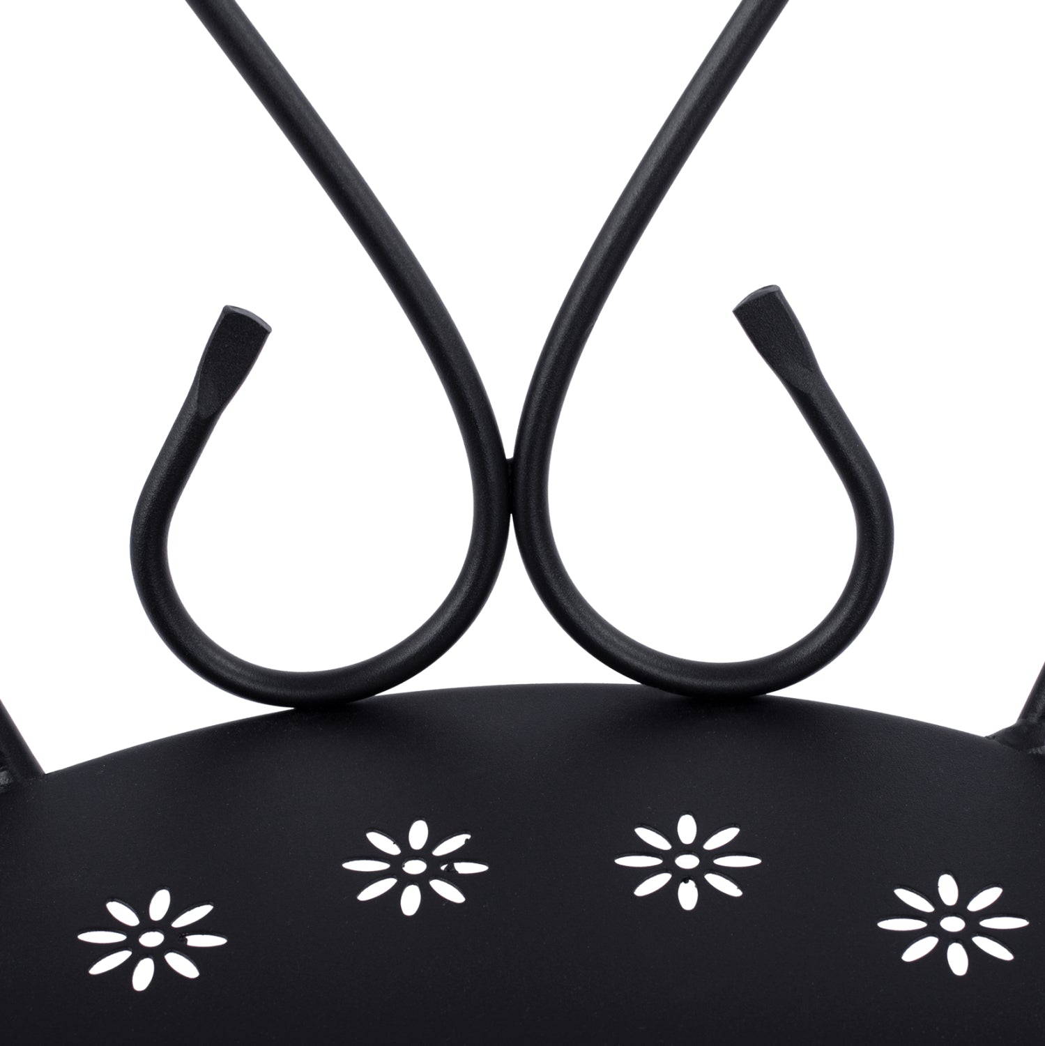 ΚΑΡΕΚΛΑ ΠΟΛΥΘΡΟΝΑ ΜΕΤΑΛΛΙΚΗ AMORE ΜΑΥΡΗ HM5008.11 49x48x90 εκ. - Pakobazaar