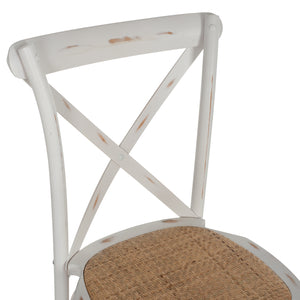 ΚΑΡΕΚΛΑ OWEN ΣΤΟΙΒΑΖΟΜΕΝΗ ΞΥΛΙΝΗ ΑΠΟ ΟΞΙΑ WHITE WASH ΧΡΩΜΑ ΜΕ ΧΙΑΣΤΙ ΠΛΑΤΗ HM8575.04 45x55,5x90 cm - Pakobazaar