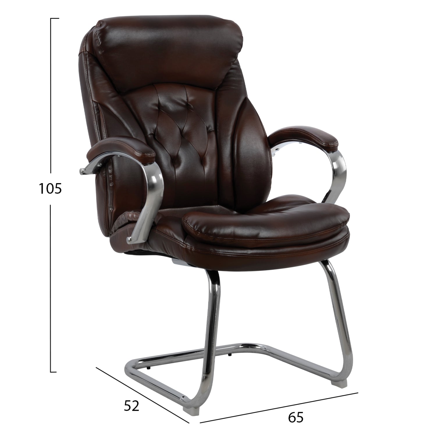 ΠΟΛΥΘΡΟΝΑ ΣΥΝΕΡΓΑΣΙΑΣ LANISHA HM1100.09 ΚΑΦΕ 65x52x105Υεκ. - Pakobazaar