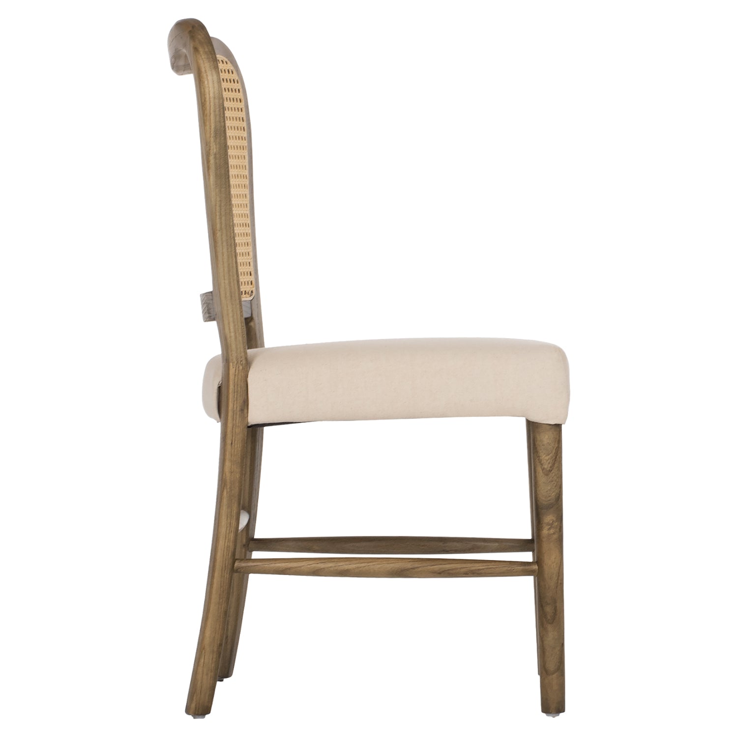 ΚΑΡΕΚΛΑ ΤΟΟΝ ΞΥΛΟ RATTAN ΥΦΑΣΜΑ HM9406.04 47x52x91,5Υεκ. - Pakobazaar