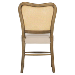 ΚΑΡΕΚΛΑ ΤΟΟΝ ΞΥΛΟ RATTAN ΥΦΑΣΜΑ HM9406.04 47x52x91,5Υεκ. - Pakobazaar